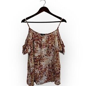 AUW | Floral off the shoulder blouse Size Large